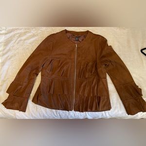 INC International Concepts ruffled tiered jacket